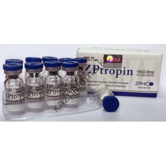 Гормон роста ZPtropin Соматропин 10 флаконов 100IU (333 мкг/IU) - Каскелен