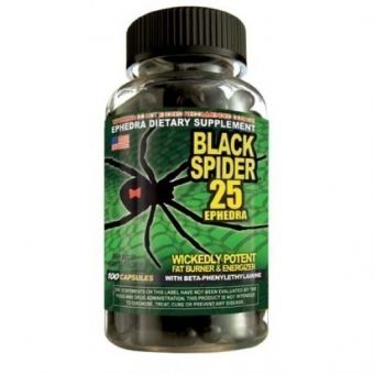 Жиросжигатель Black Spider 25 (100 капсул) - Каскелен