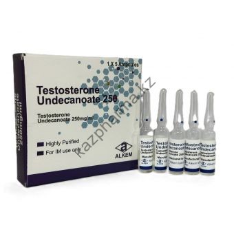 Тестостерон Ундеканоат Alkem 5 ампул по 1мл (1амп 250 мг) Каскелен