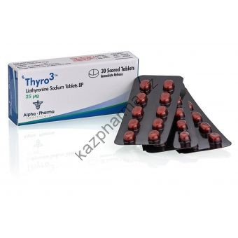 Thyro3 (Трийодтиронин) Т3 Alpha Pharma 30 таблеток (1таб 25 мкг) - Каскелен