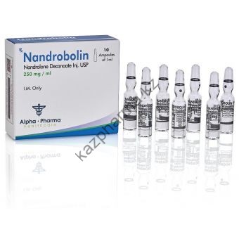 Nandrobolin (Дека, Нандролон деканоат) Alpha Pharma 10 ампул по 1мл (1амп 250 мг) - Каскелен