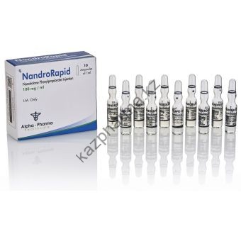 Нандролон фенилпропионат Alpha Pharma NandroRapid (Дураболин) 10 ампул по 1мл (1амп 100 мг) - Каскелен