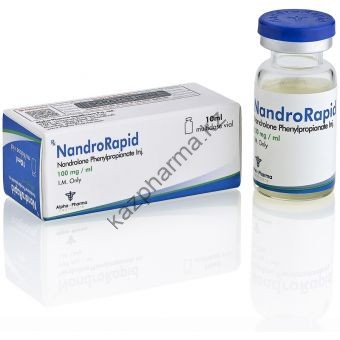 Нандролон фенилпропионат NandroRapid (Дураболин) Alpha Pharma балон 10 мл (100 мг/1 мл) - Каскелен