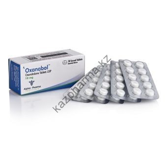 Oxanabol (Оксандролон, Анавар) Alpha Pharma 50 таблеток (1таб 10 мг) - Каскелен