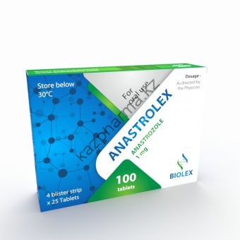 Анастрозол Biolex 100 таблеток (1 таб 1 мг) Каскелен