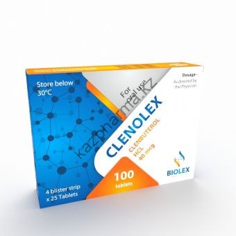 Кленбутерол Biolex 100 таблеток ( 1таб/40 мкг) - Каскелен