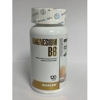 Магний В6 Maxler 120 таблеток Каскелен