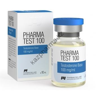 PharmaTest 100 (Суспензия тестостерона) PharmaCom Labs балон 10 мл (100 мг/1 мл) - Каскелен