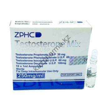 Сустанон ZPHC (Testosterone Mix) 10 ампул по 1мл (1амп 250 мг) - Каскелен