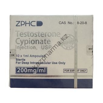 Тестостерон ципионат ZPHC (Testosterone Cypionate) 10 ампул по 1мл (1амп 250 мг) - Каскелен