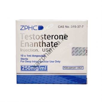 Тестостерон энантат ZPHC (Testosterone Enanthate) 10 ампул по 1мл (1амп 250 мг/1 мл) - Каскелен