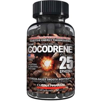 Жиросжигатель ClomaPharma Cocodrene 25 (90 капсул) - Каскелен